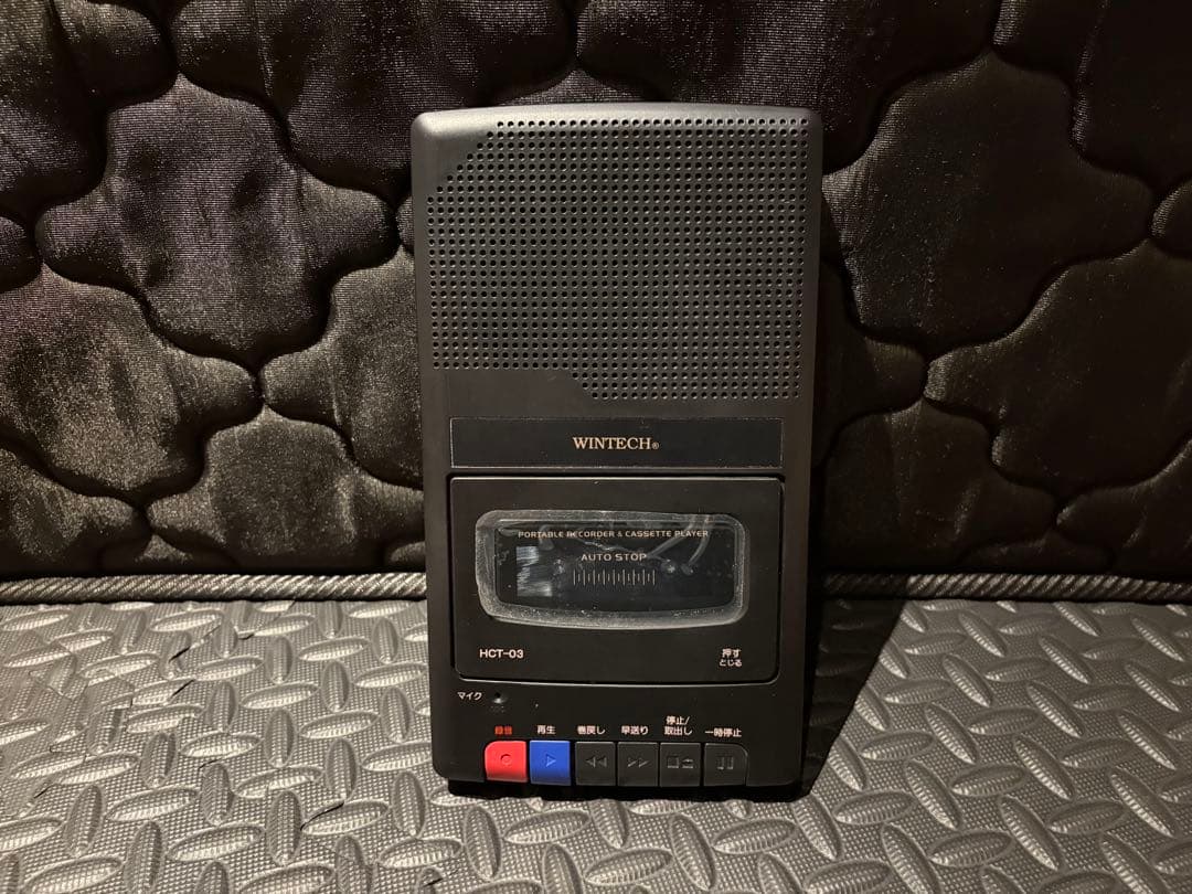 【ポータブルテープレコーダー 】WINTECH HCT-03 カセットプレーヤー