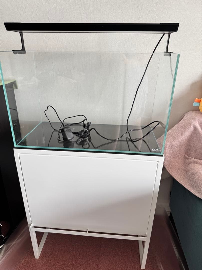 山崎実業 tower 水槽ラック水槽台 ホワイト 美品