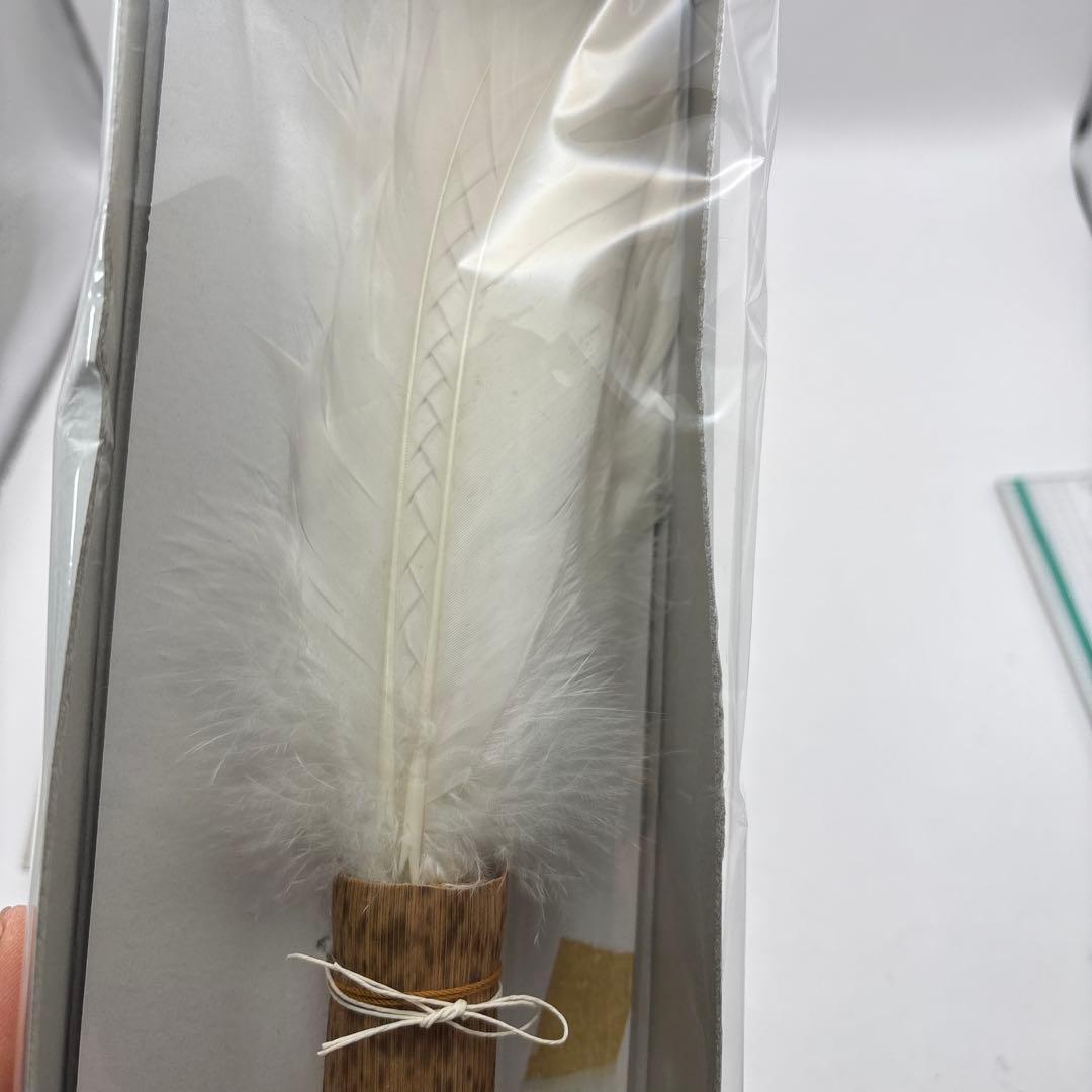 茶道具　白鳥　羽箒　羽箒