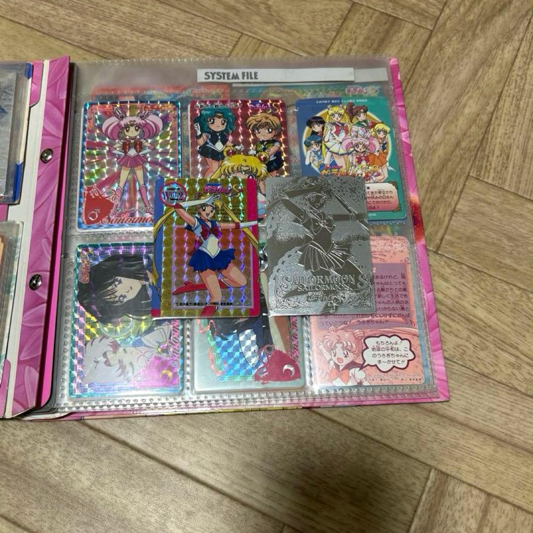 本日最終価格！セーラームーン カードダス　ファイル3個　約100枚セット