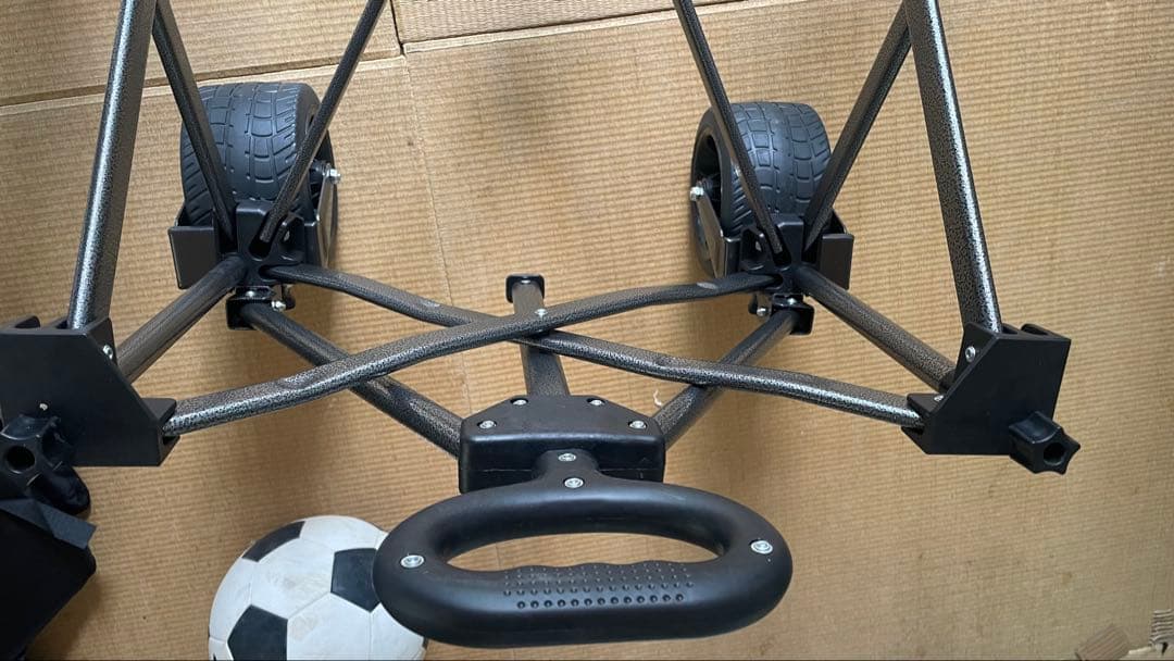 折りたたみキャリーワゴン容量220L 耐荷重150kgアウトドア台車コンパク収納