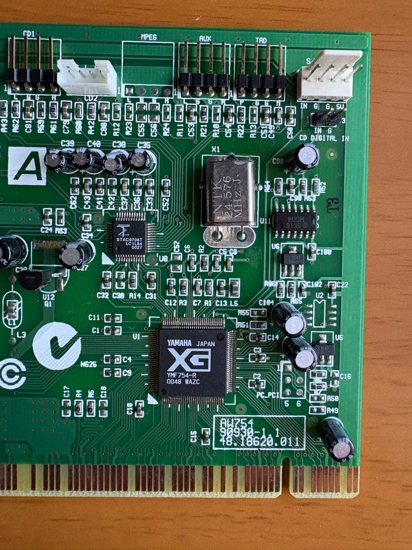 玄人志向 YMF-754PCI サウンドカード