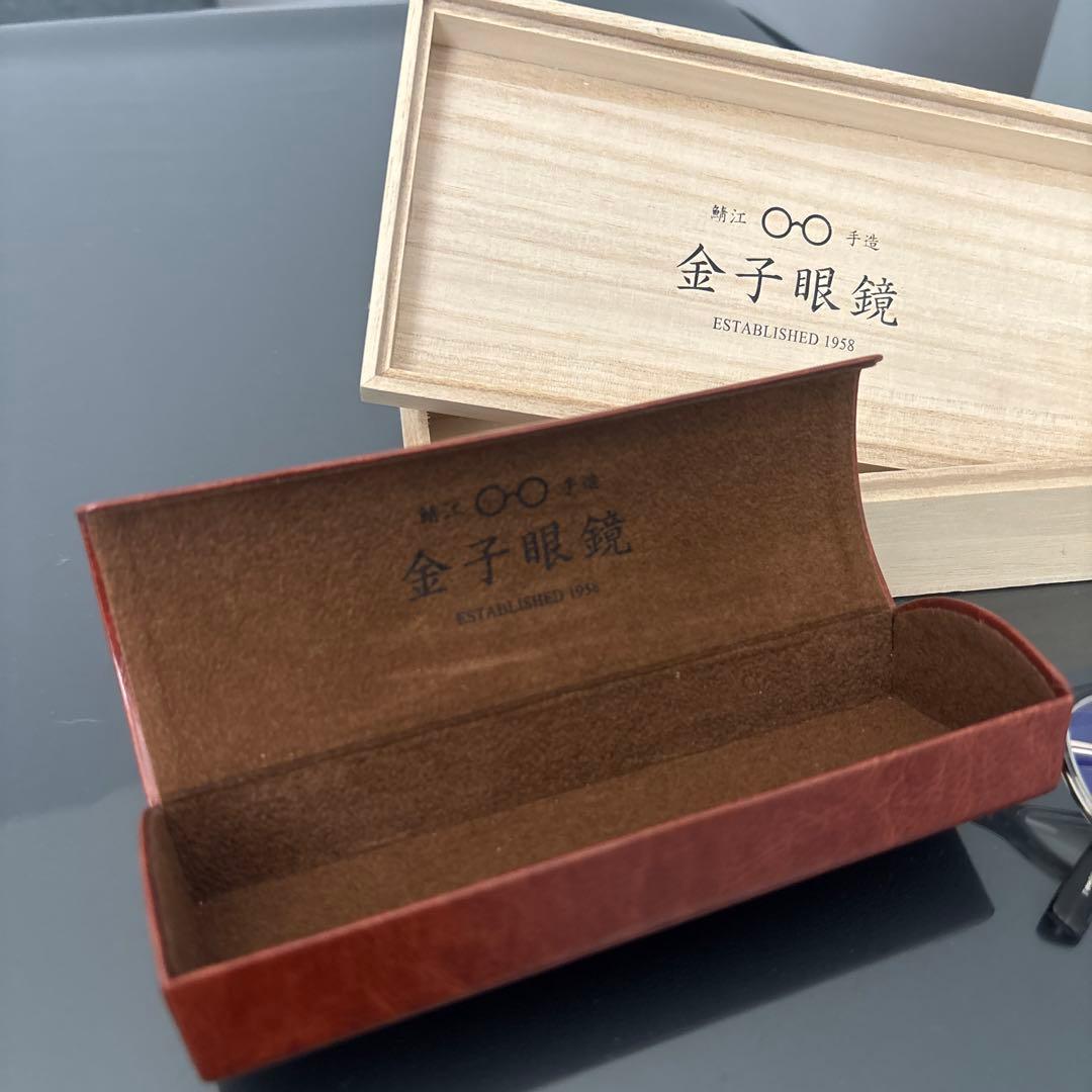 金子眼鏡 ブルーライトカットレンズ ZEISS品質保証　鯖江眼鏡　井戸多美男作