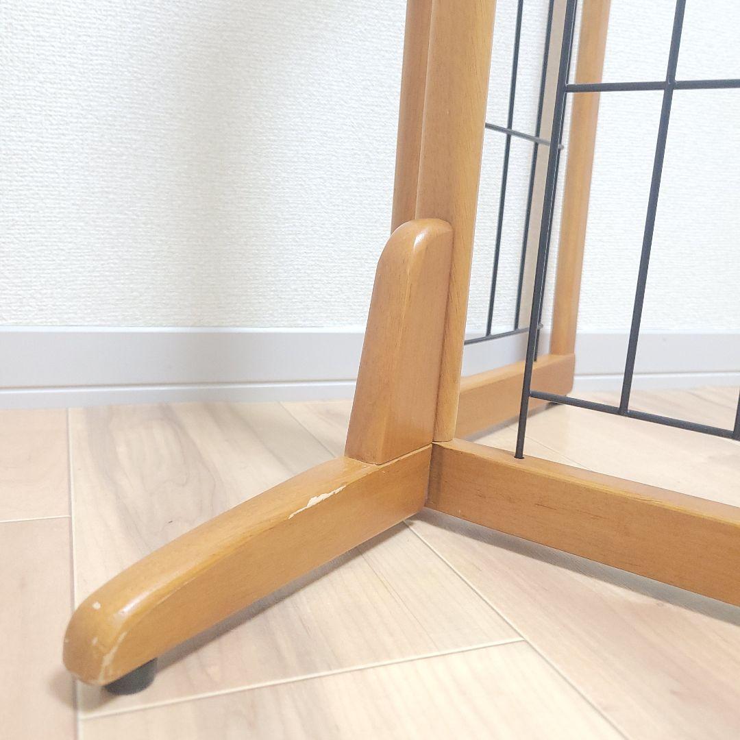 Richell 木製おくだけドア付ゲート Mサイズ ペット用