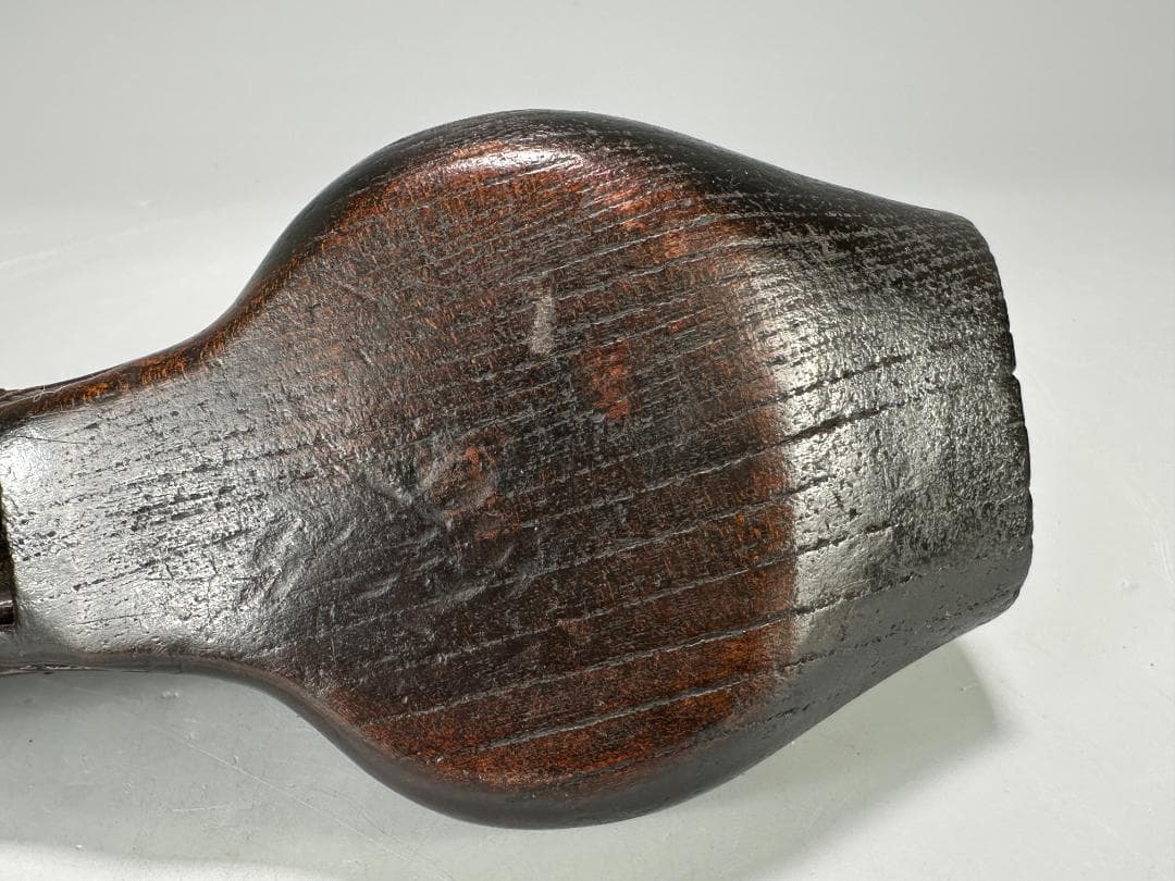 UM11-2U 日本美術　江戸時代　木造　墨斗　大工道具　時代物