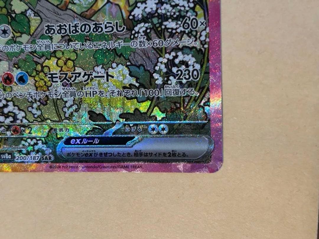 サンダースex SAR リーフィア ex SAR