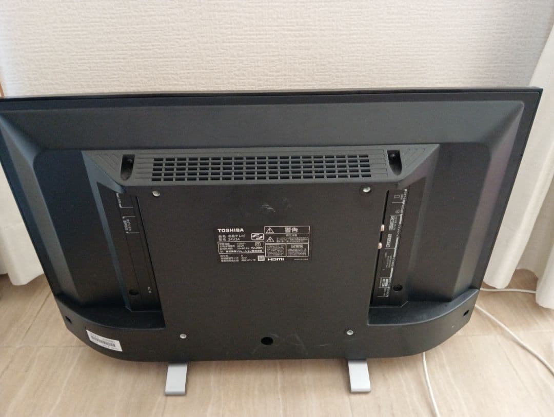 東芝・REGZA 24V型 液晶テレビ・外付けHDD ネット対応・24V34