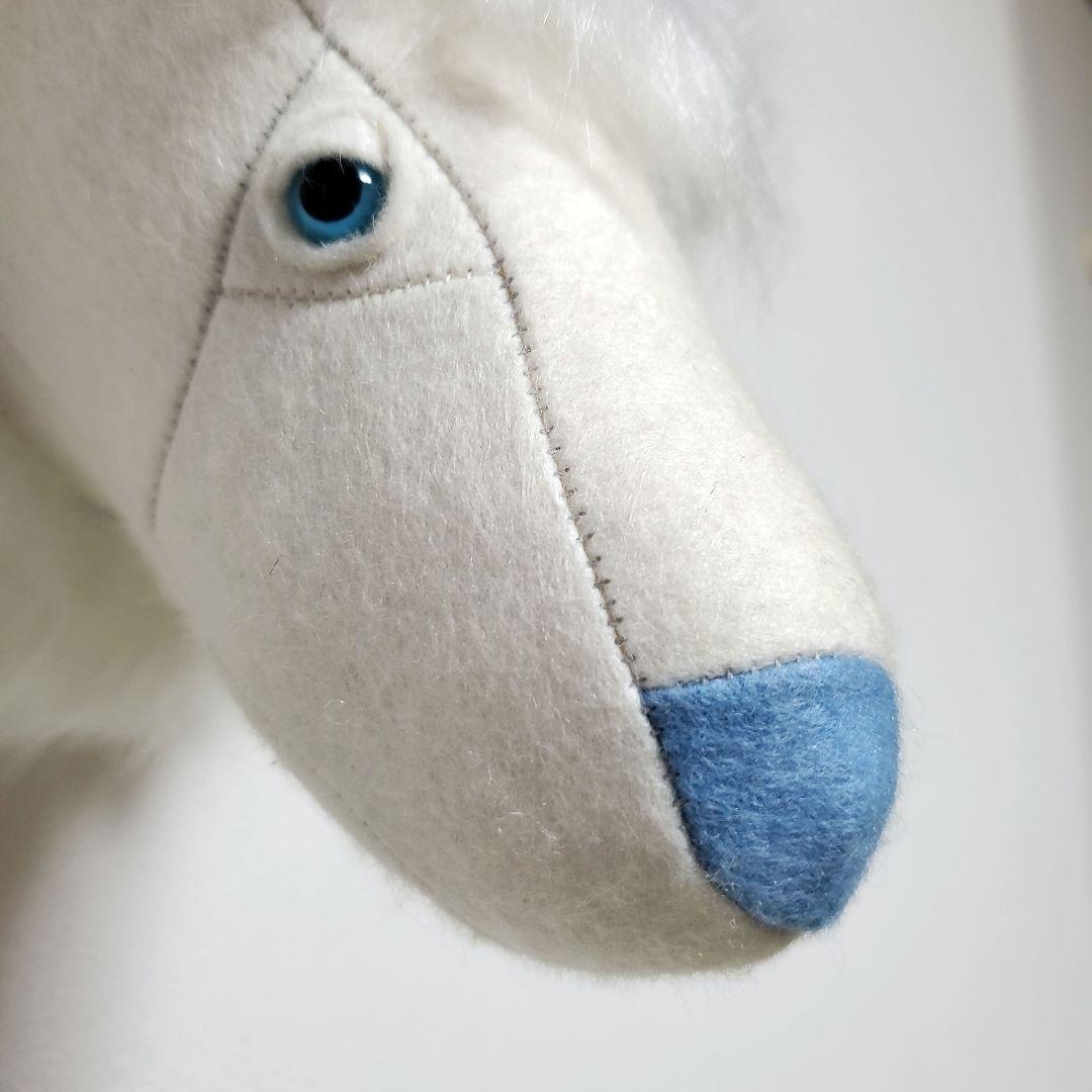ユニコーン ぬいぐるみ ハンドメイド 作家 インテリア壁飾り