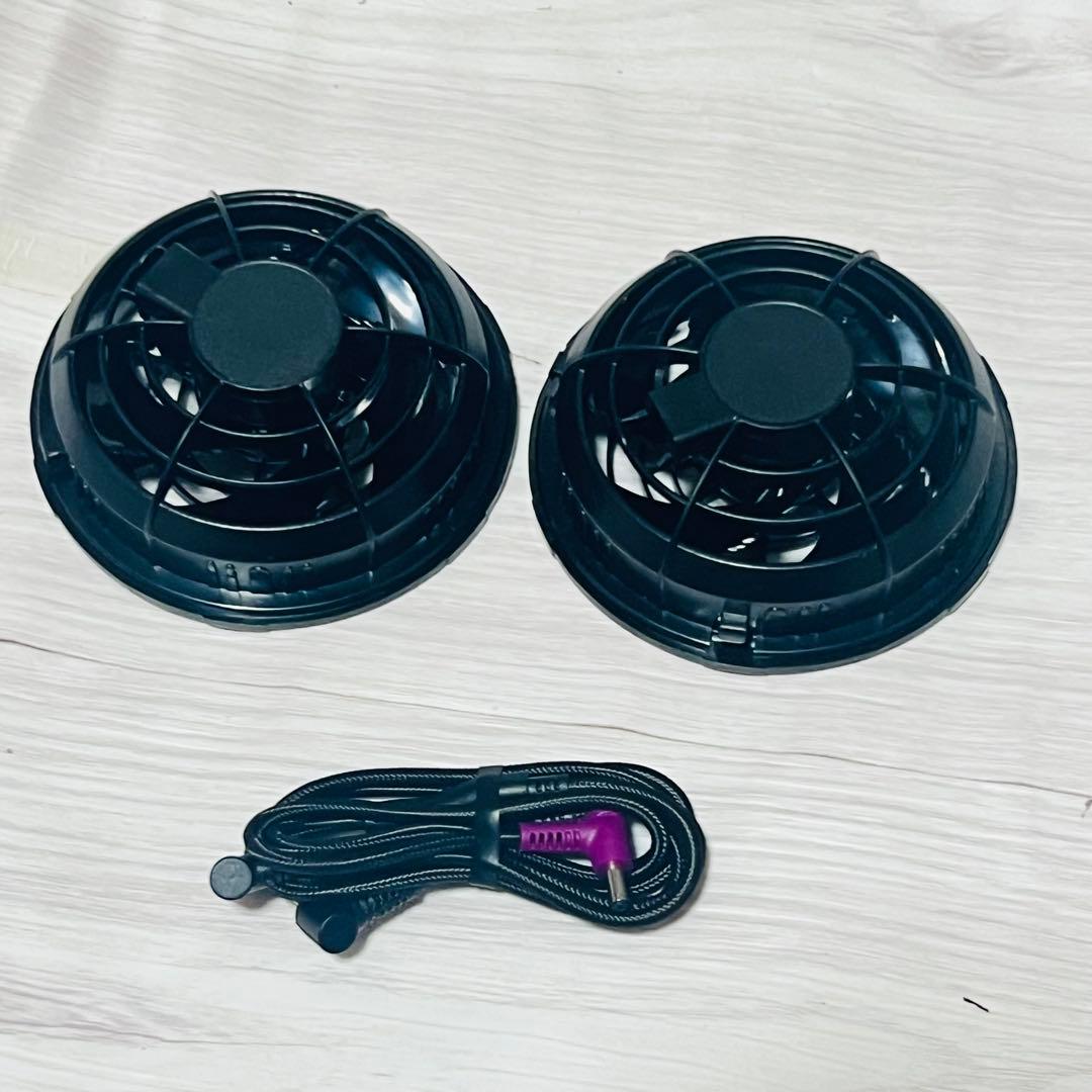 空調作業服 ファンバッテリーセット【最強業界爆風40V/30000mAh】ファン