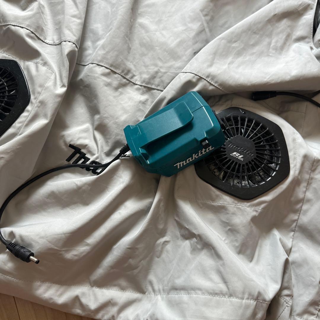 makita ファン付き空調服 グレー L