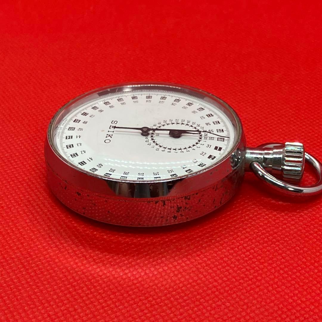 SEIKO セイコー 60s 機械式 ストップウォッチ 手巻き 1/10秒計