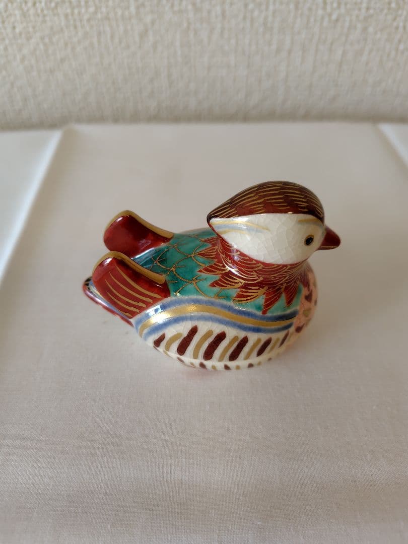 茶道　茶道具　香合　仁清　おしどり　御室窯