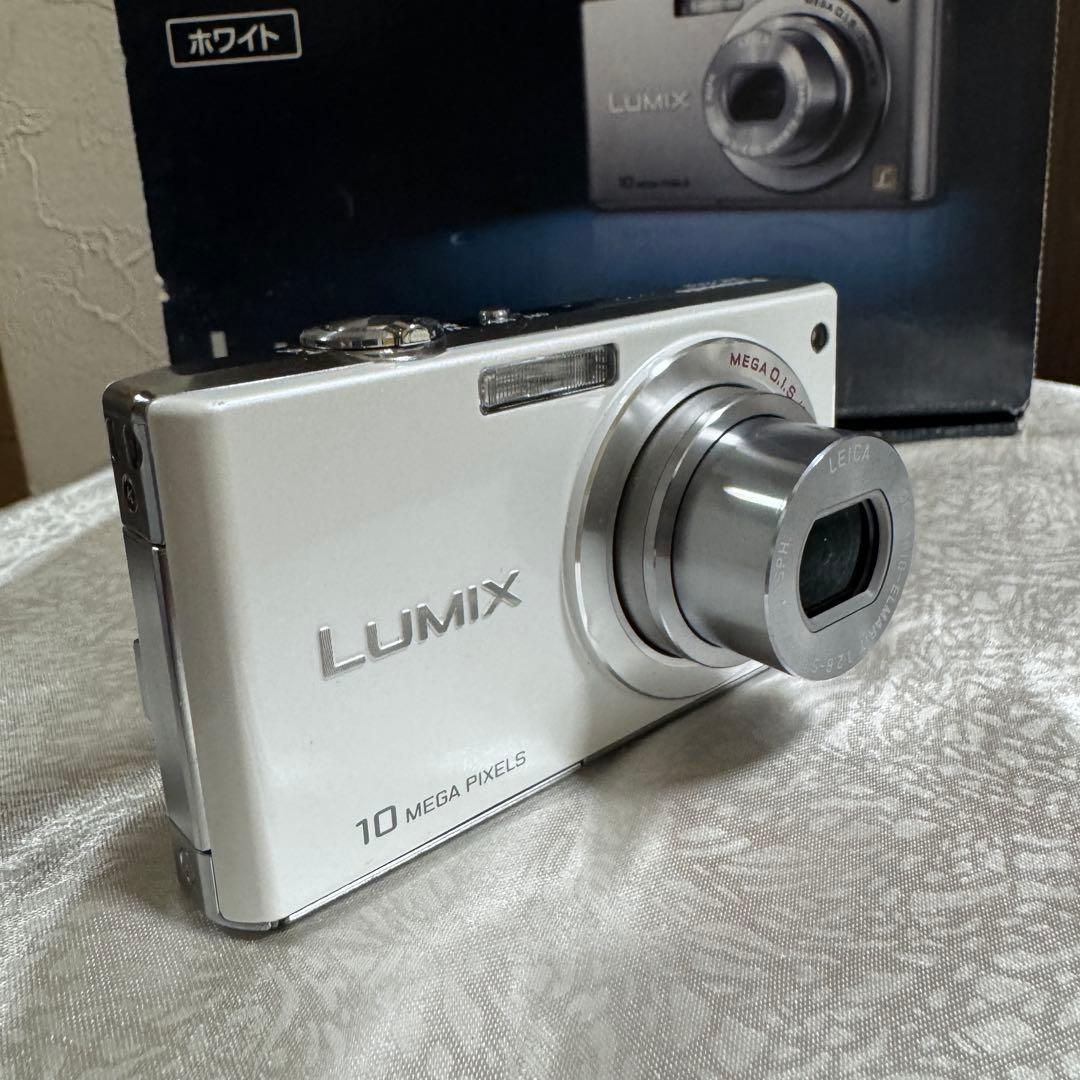 【美品】【動作良好】Panasonic LUMIX DMC-FX37 ホワイト