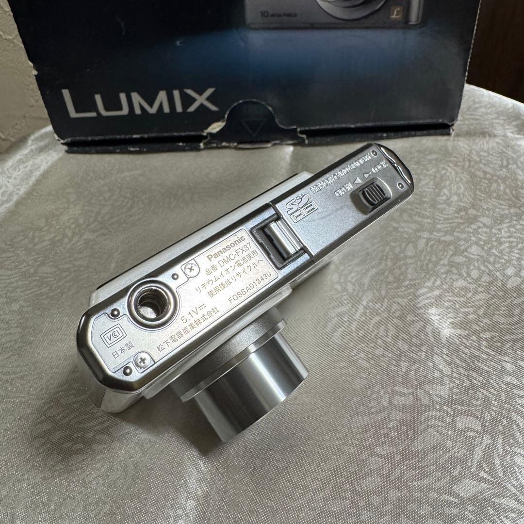 【美品】【動作良好】Panasonic LUMIX DMC-FX37 ホワイト