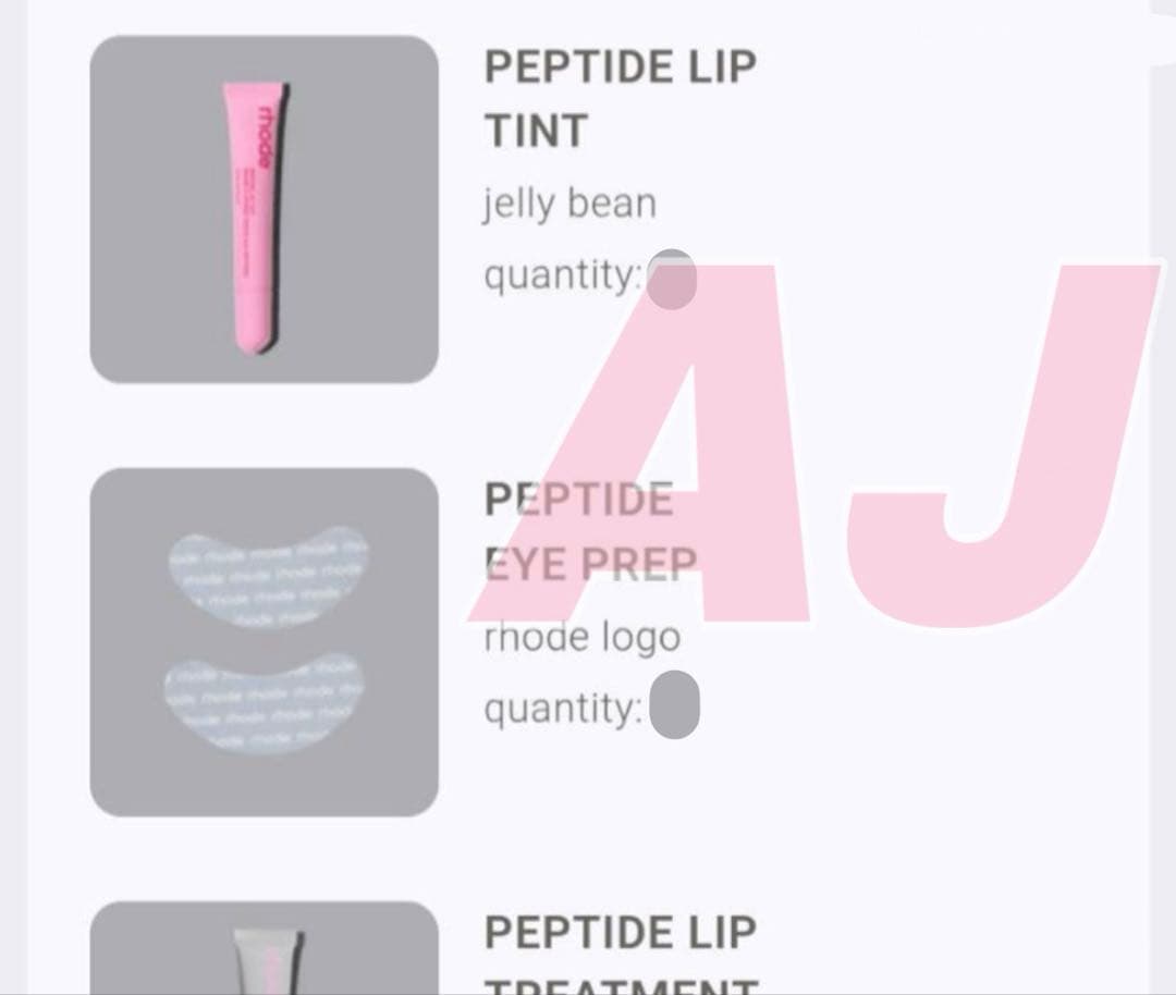 パック・フェイスマスク rhode peptide eye prep rhode logo