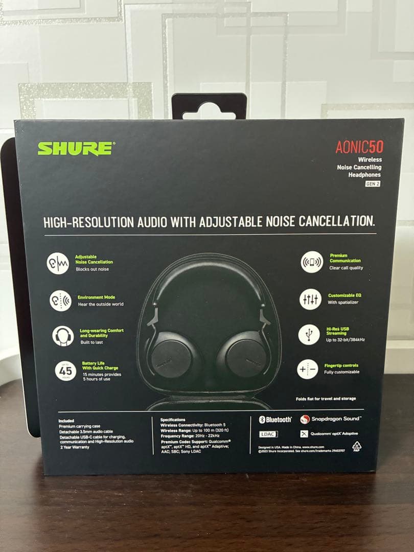 SHURE AONIC 50 (第2世代) ヘッドホン