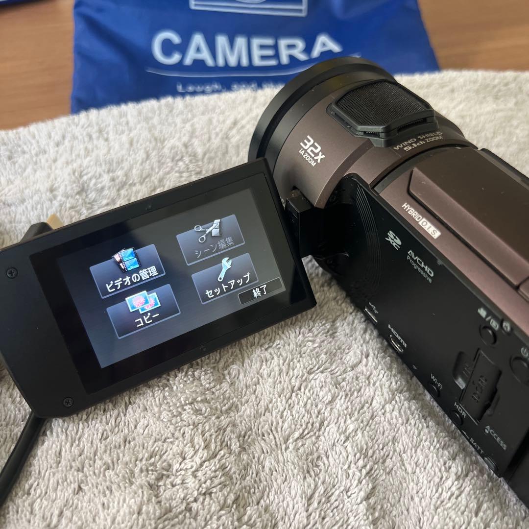 Panasonic ビデオカメラ 4K HC-VX1M ベビーモニター