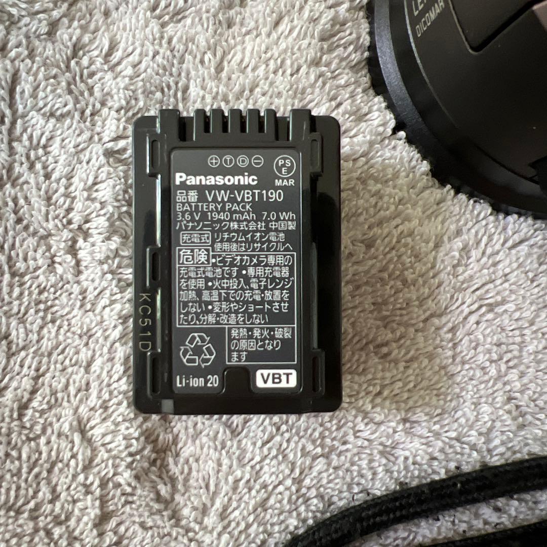 Panasonic ビデオカメラ 4K HC-VX1M ベビーモニター