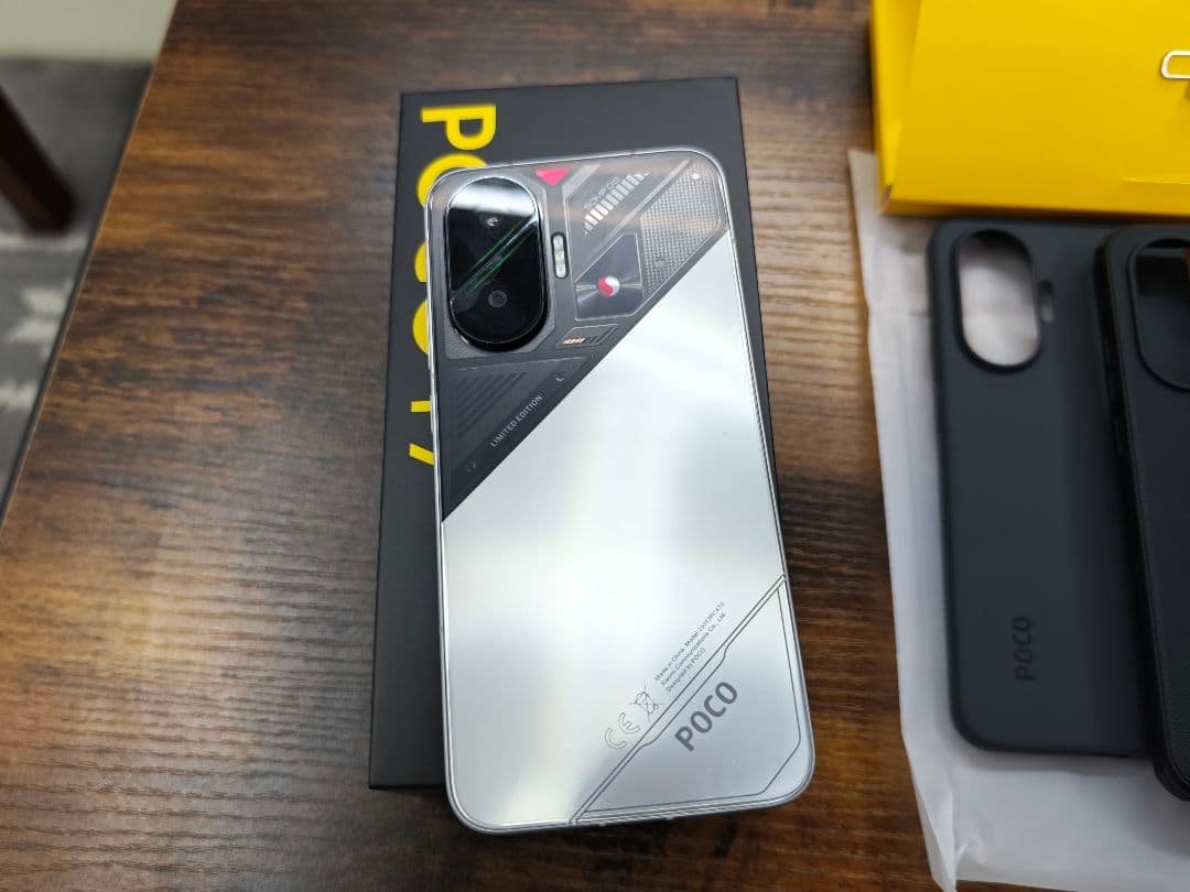 【国内版】 Xiaomi POCO F7 512GB シルバー + ケース