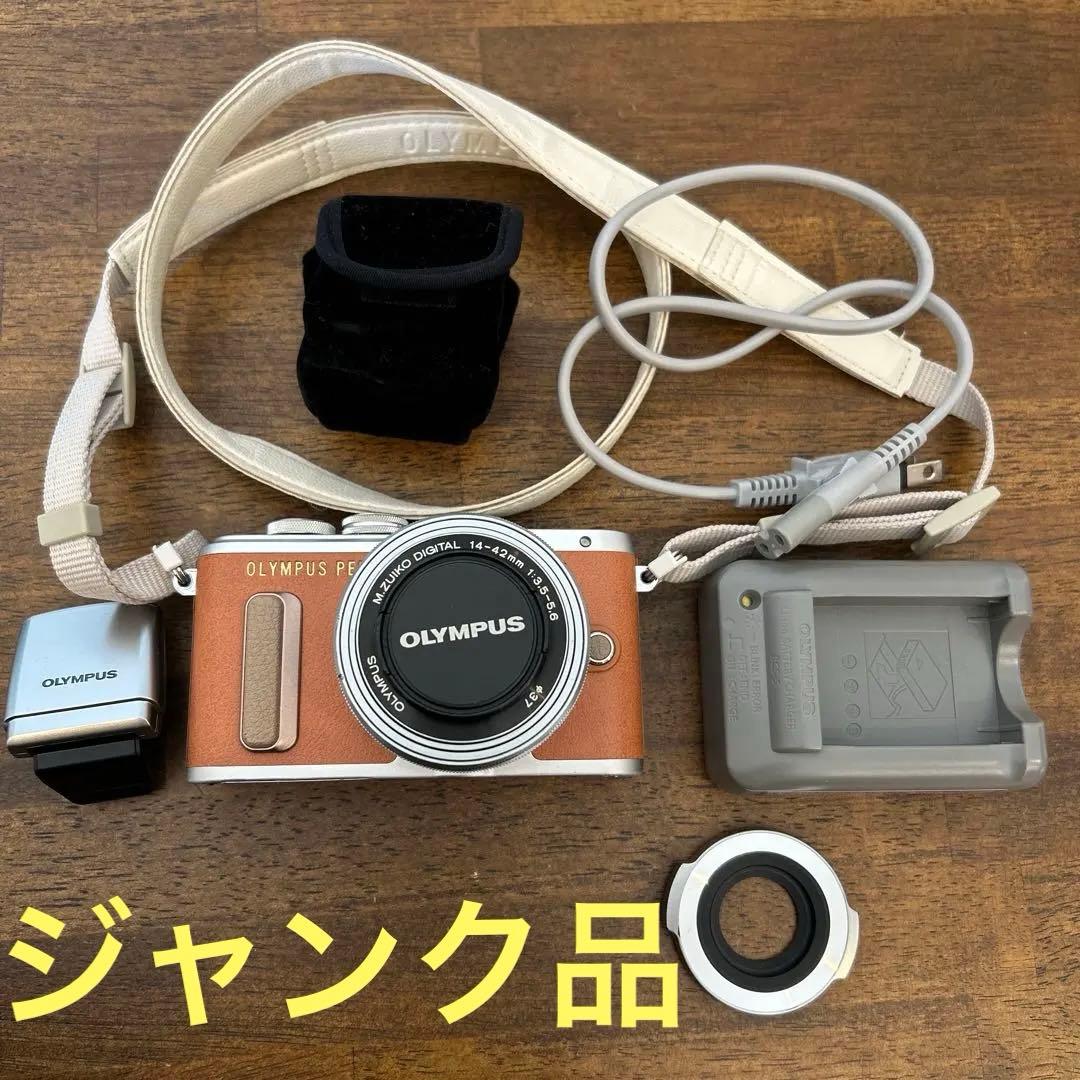 OLYMPUS PEN E-PL8 ブラウン ジャンク品