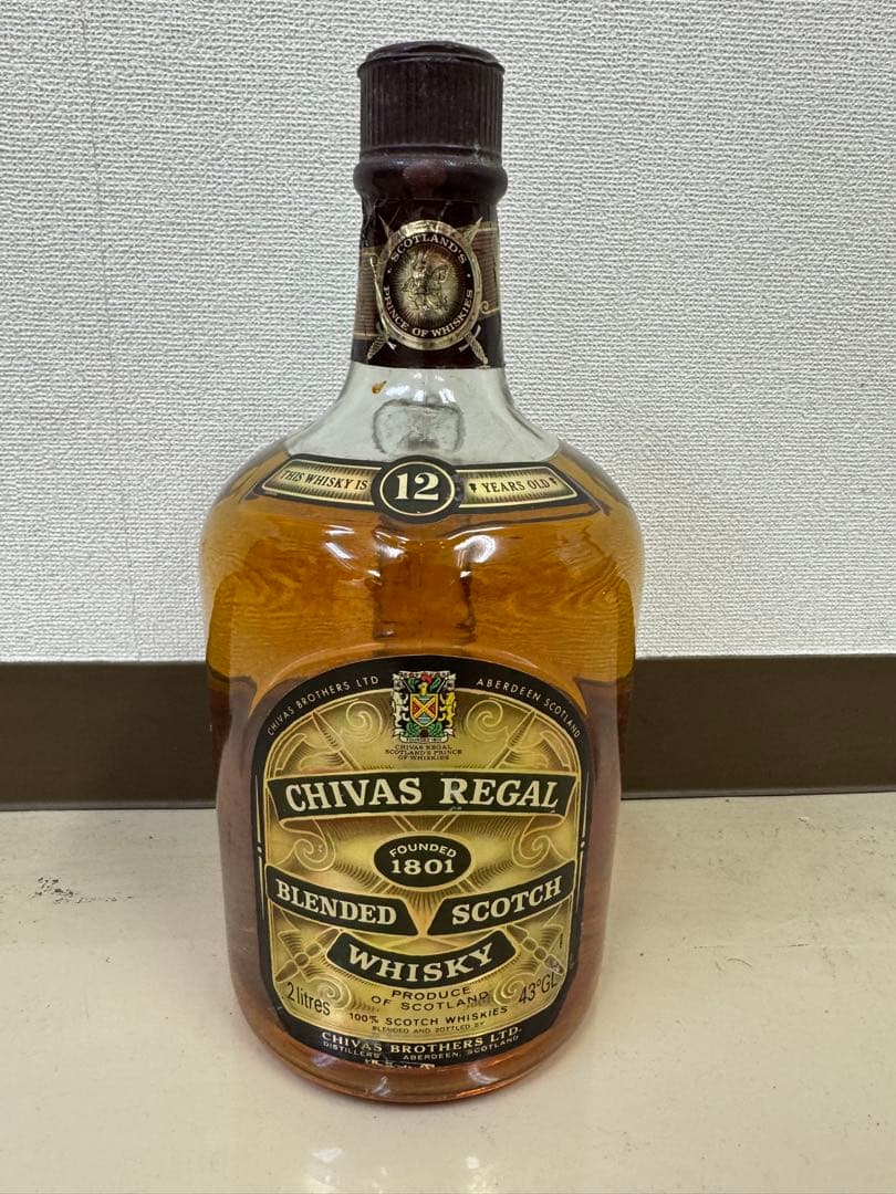 大瓶　CHIVAS REGAL 12年 古酒 酒 シーバスリーガル 2リットル
