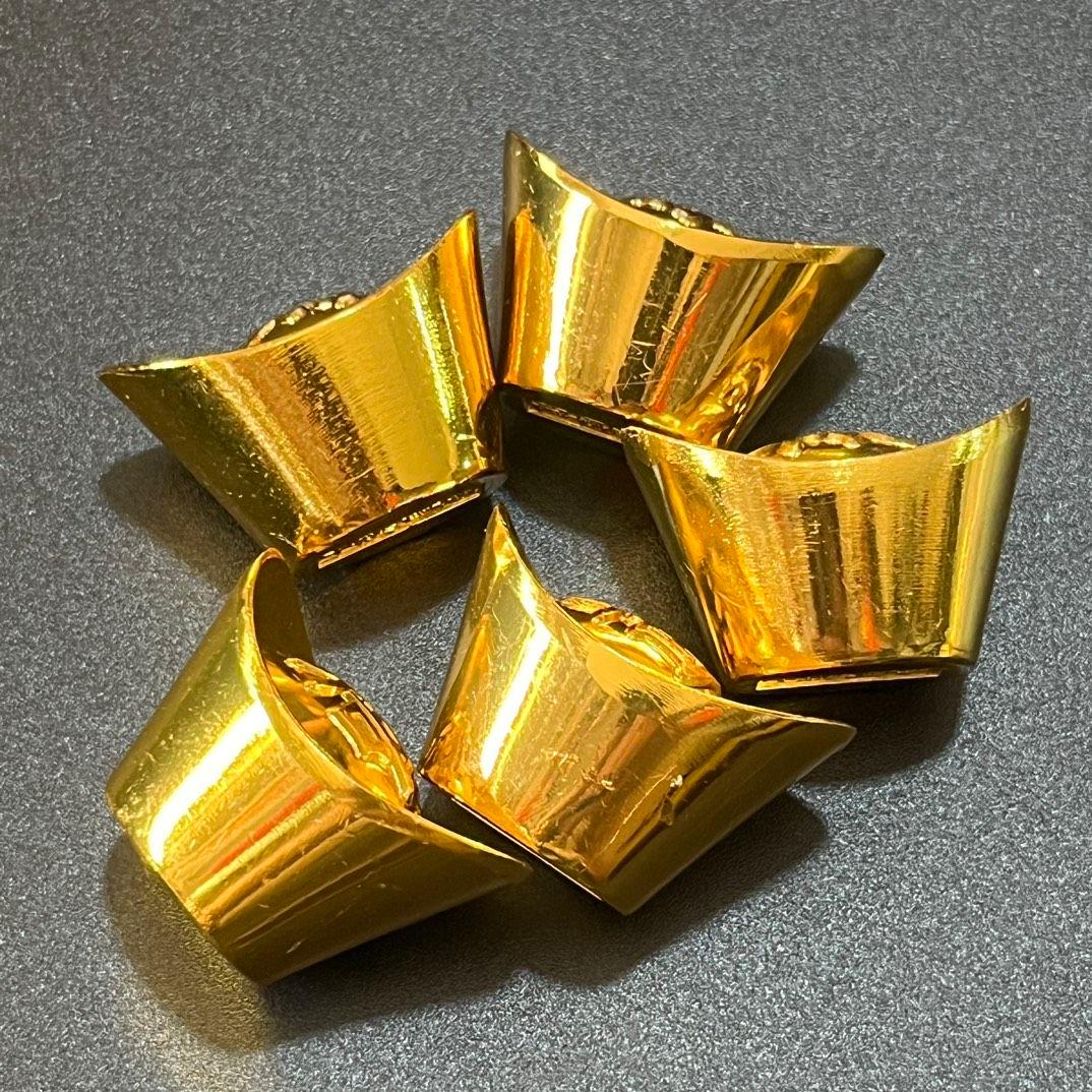 福禄寿喜財 金錠 銅製品 五福元宝 装飾品 工芸品 置物