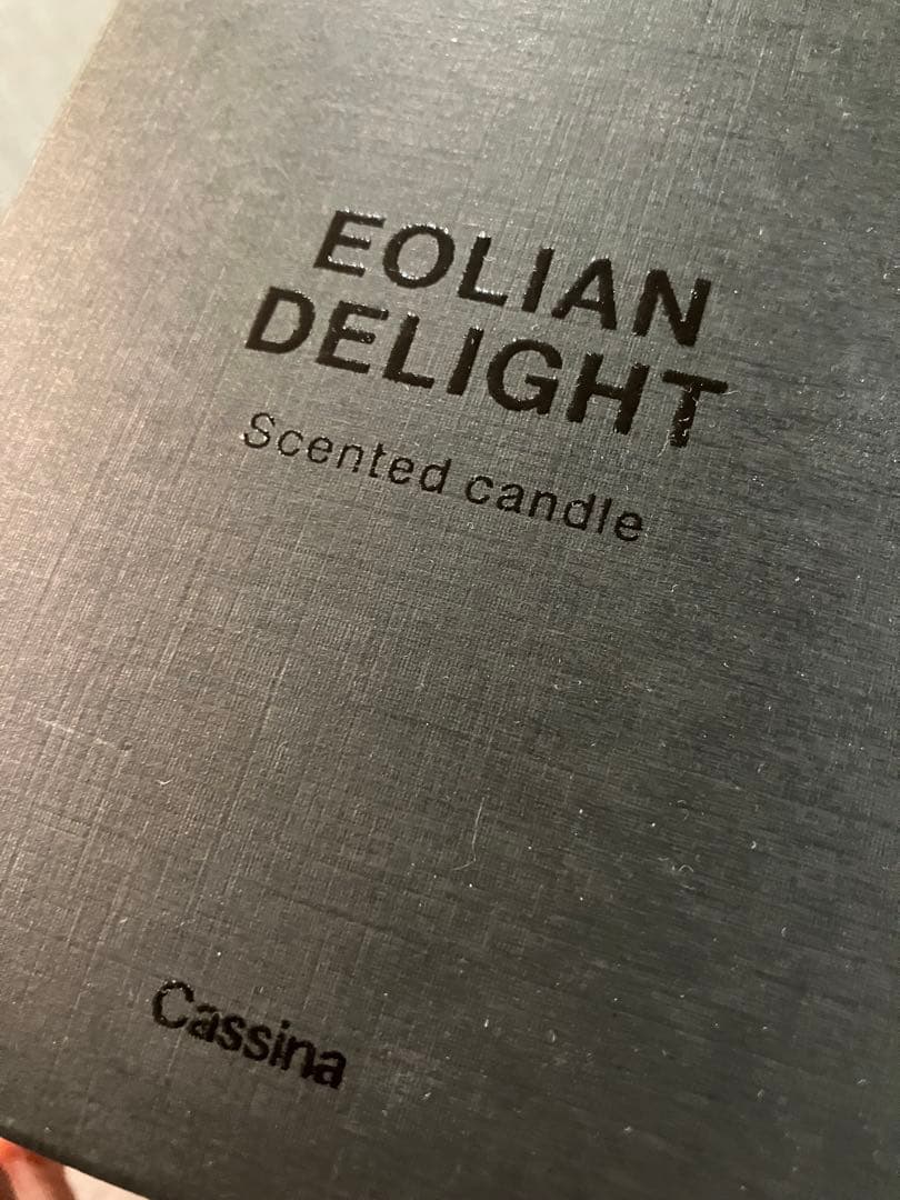新品Cassina EOLIAN DELIGHT アロマキャンドル