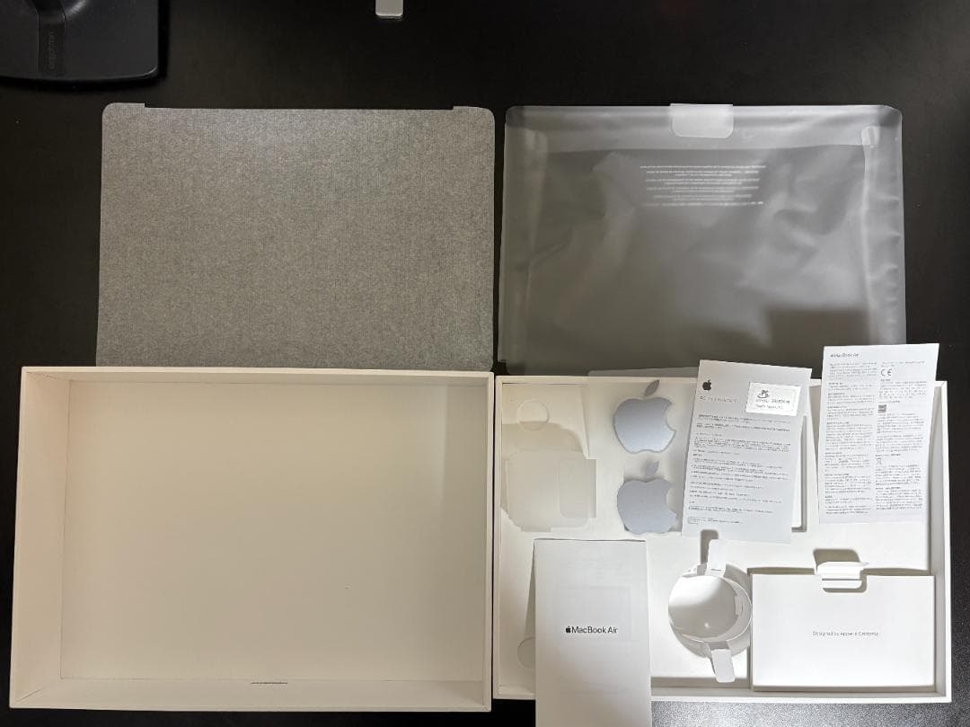 MacBook Air／M1／16GB／1TB／スペースグレイ【同梱物・箱あり】