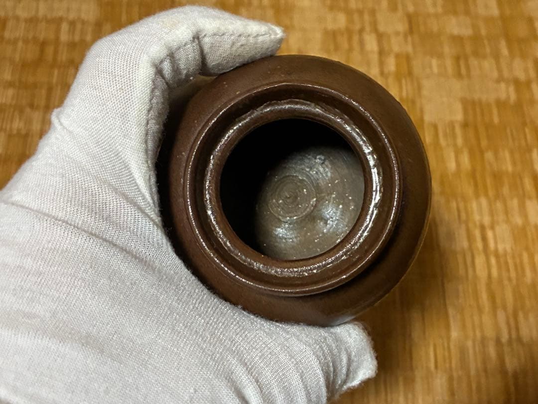 茶道具セット 金色と茶色 仕覆 茶入 箱入