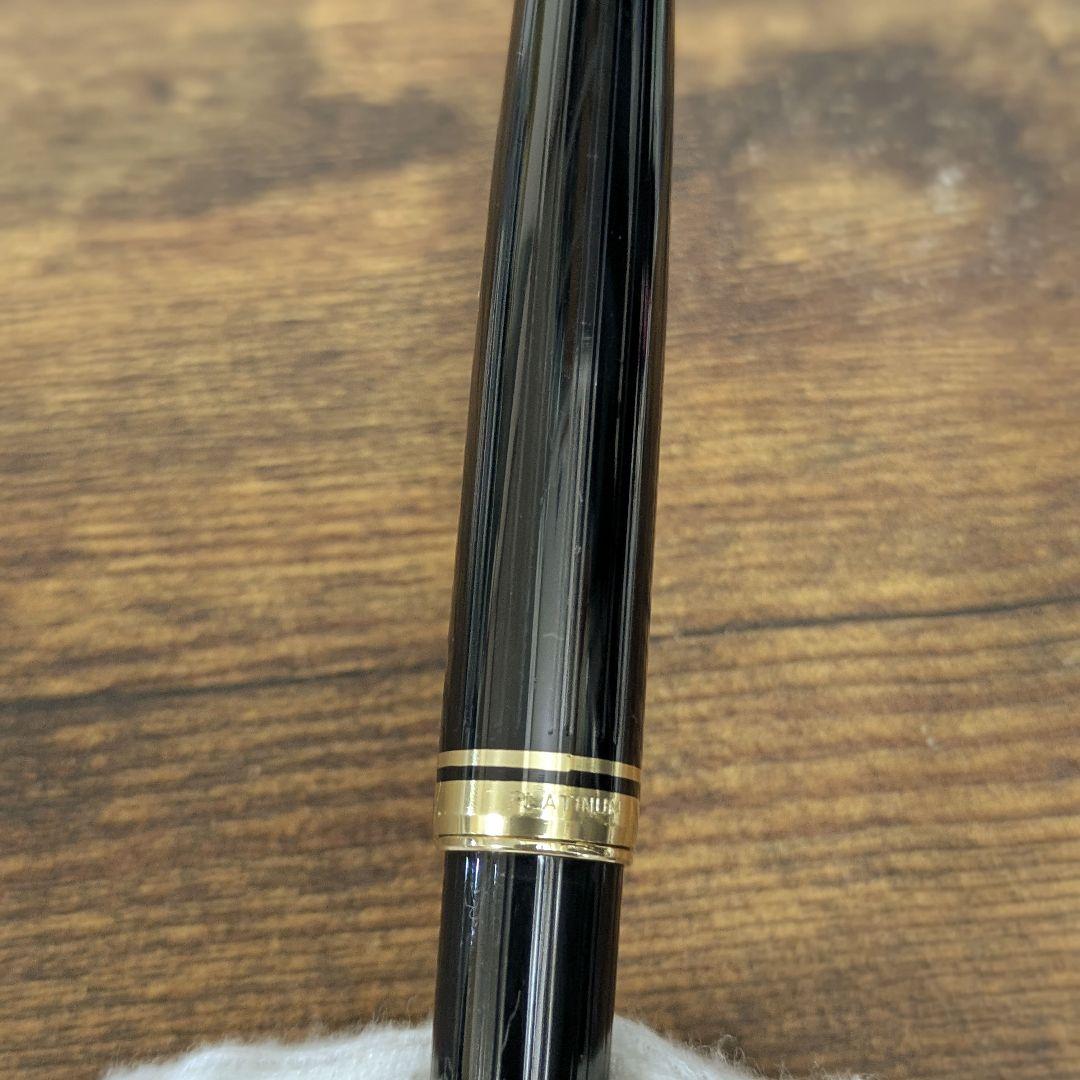 プラチナ 万年筆 　ポケット系　F字 18K