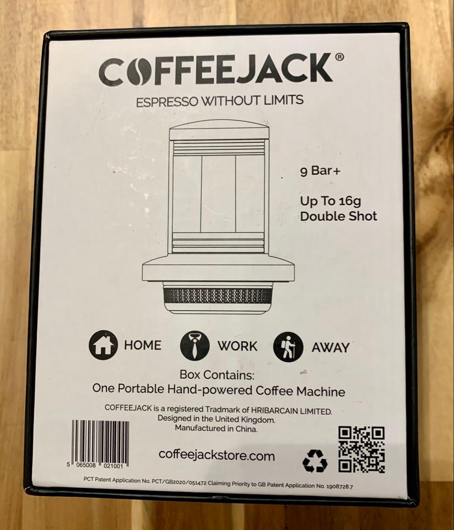 COFFEEJACK エスプレッソマシン 本体と付属品