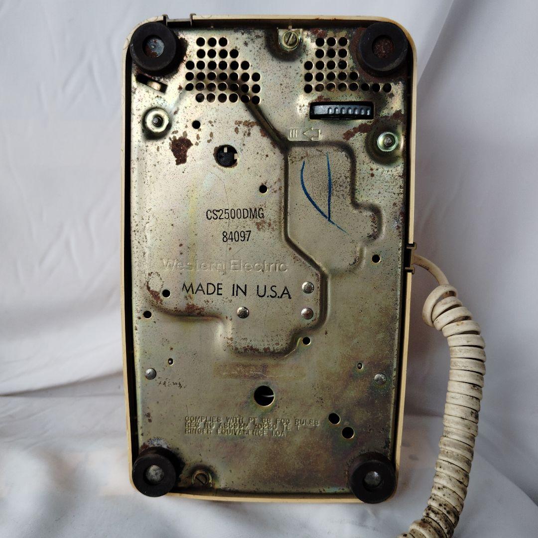 アンティーク　押しボタン電話 Vintage AT＆T U.S.A製