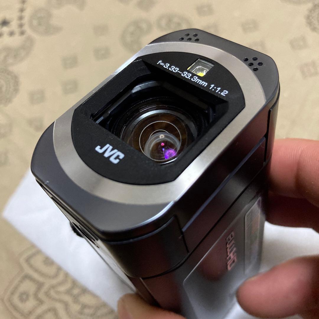 完品 JVC Everio GZ-V590 ブラック ビデオカメラ 美品