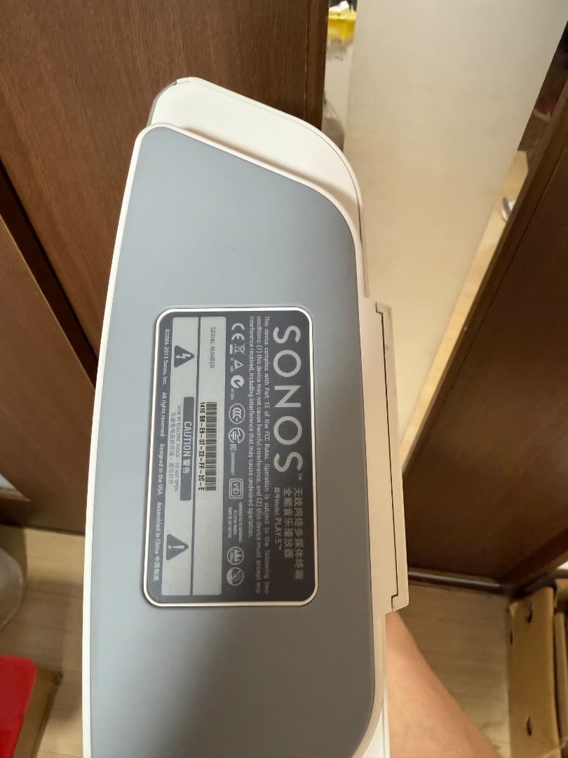 スピーカー・ウーファー Sonos play5