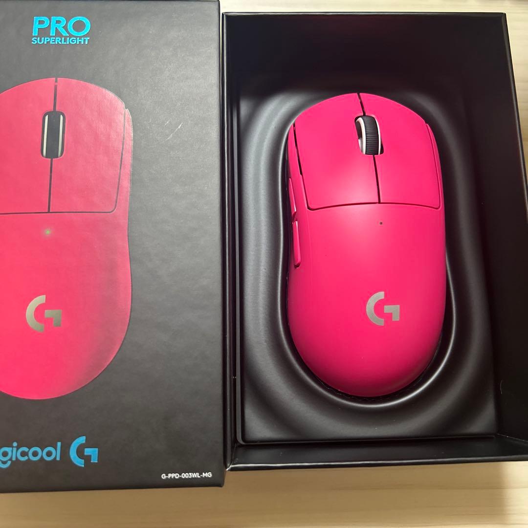 logicool G PRO X SUPERLIGHT ピンク