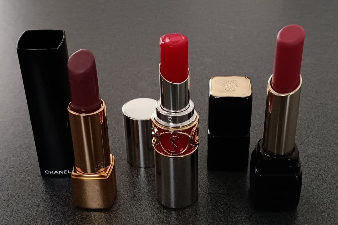 CHANEL YSL Kisskiss　リップ 3点セット 口紅　まとめ売り