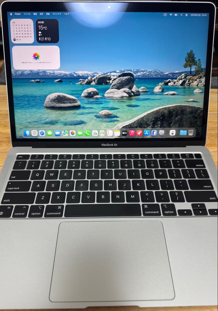 M1 MacBook Air 13インチ 16GB 512GBシルバー US配列