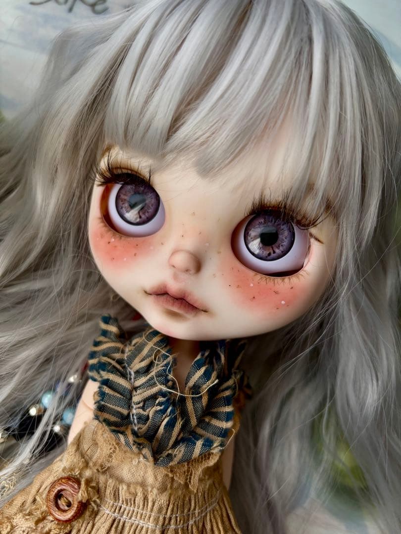 カスタムアイシードール　ネオサイズ　そばかすあり　ウィッグ仕様
