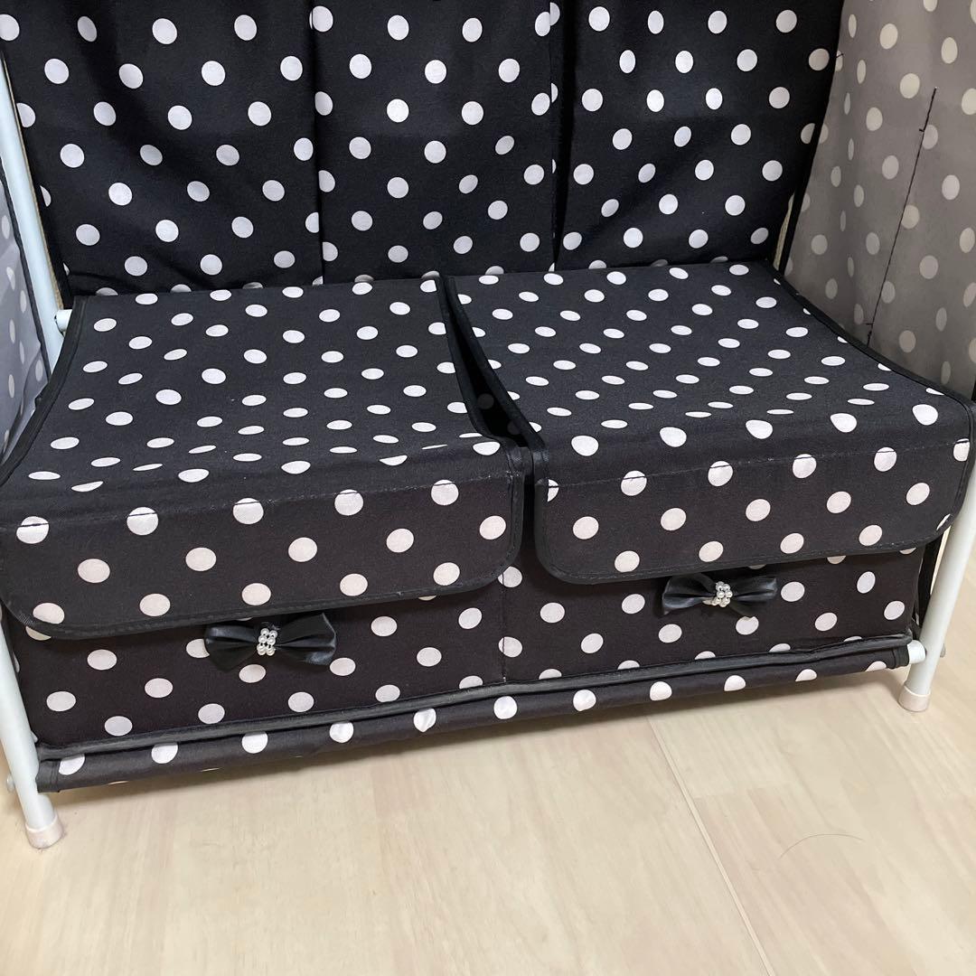 美品✨️ペット用 ハンガーラック✨️ドット柄