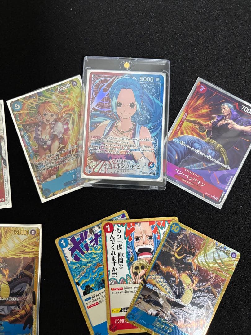 ワンピース　赤青ビビ　デッキ　パラレル付き　デッキパーツ付き