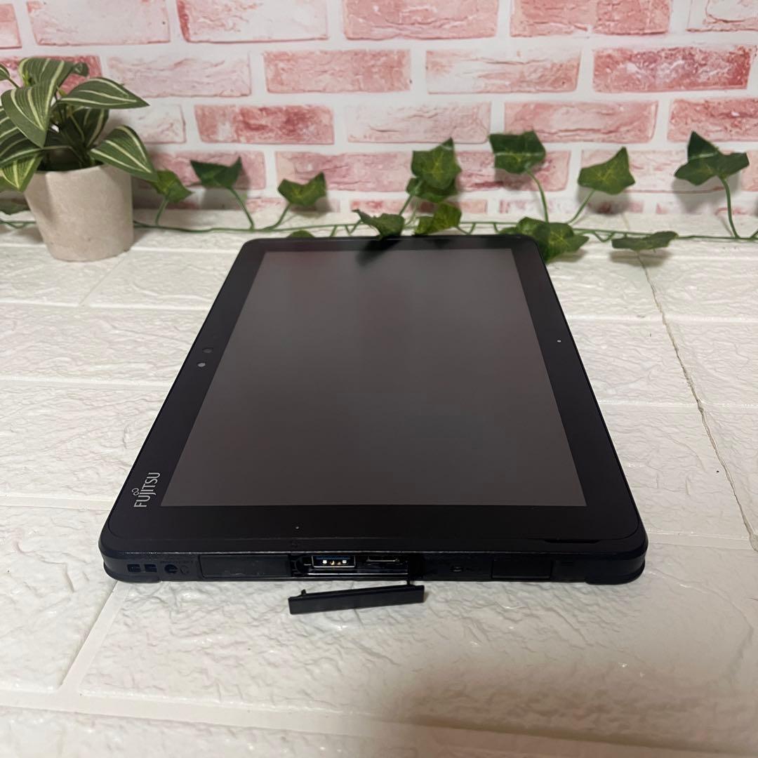 ★美品富士通タブレット SSD128GB メモリ8GB★TypeC PC187