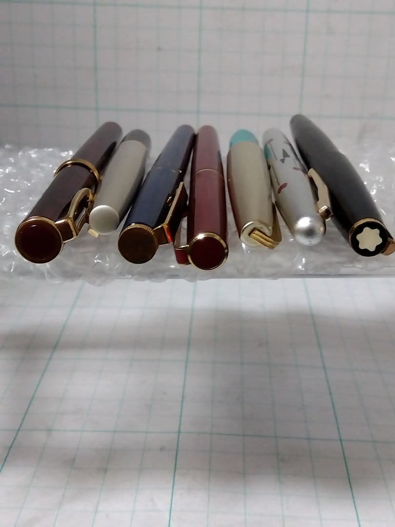 【21K x 1本＋14K x 6本】モンブラン含む、万年筆、合計７本まとめ売り