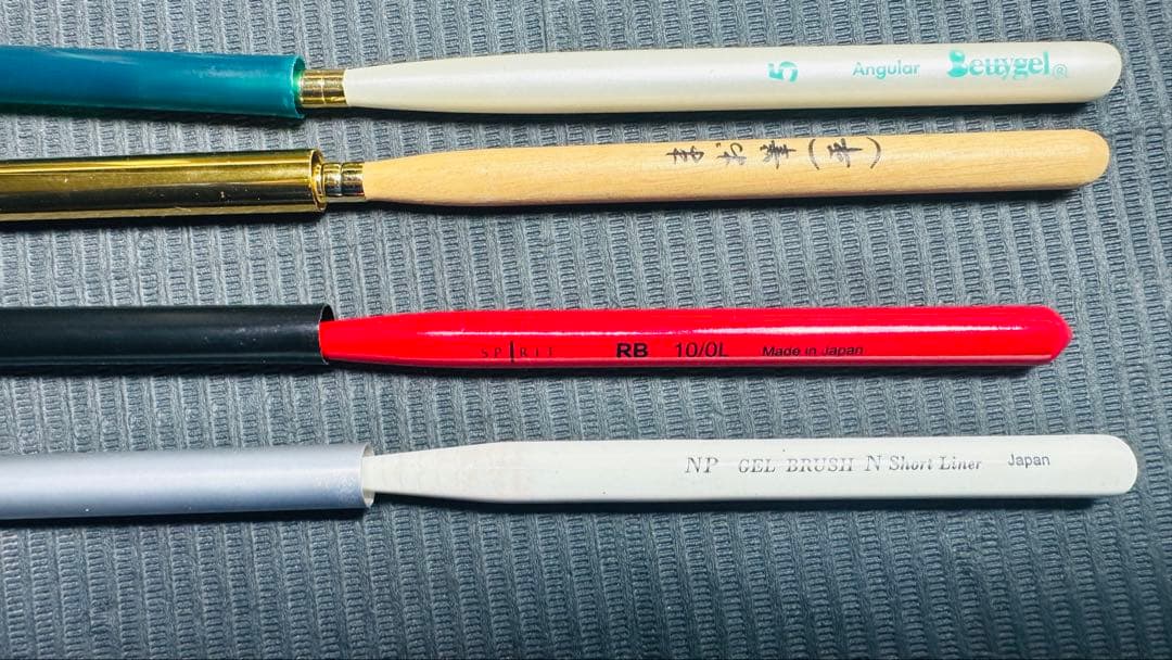 maoブラシ　アートブラシ　ライナーブラシ　フレンチブラシ　ネイルブラシ4本纏め