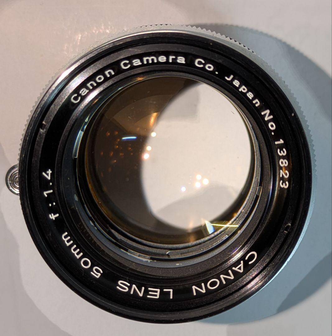 Canon P ポピュレール 後塗ブラック ＆ レンズ 50mm f1.4