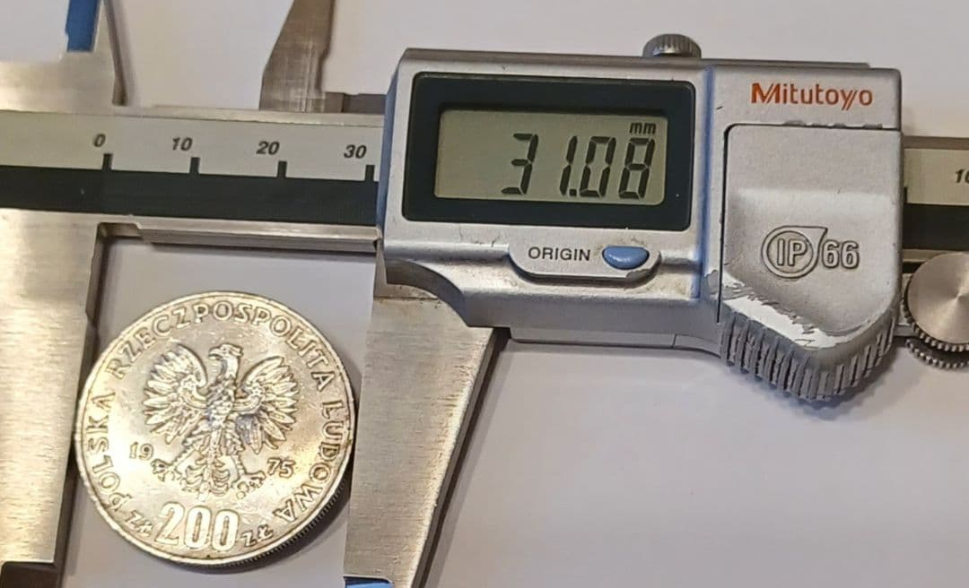 ポーランド 1975年 200ズウォティ銀貨 ファシズムに対する勝利30周年