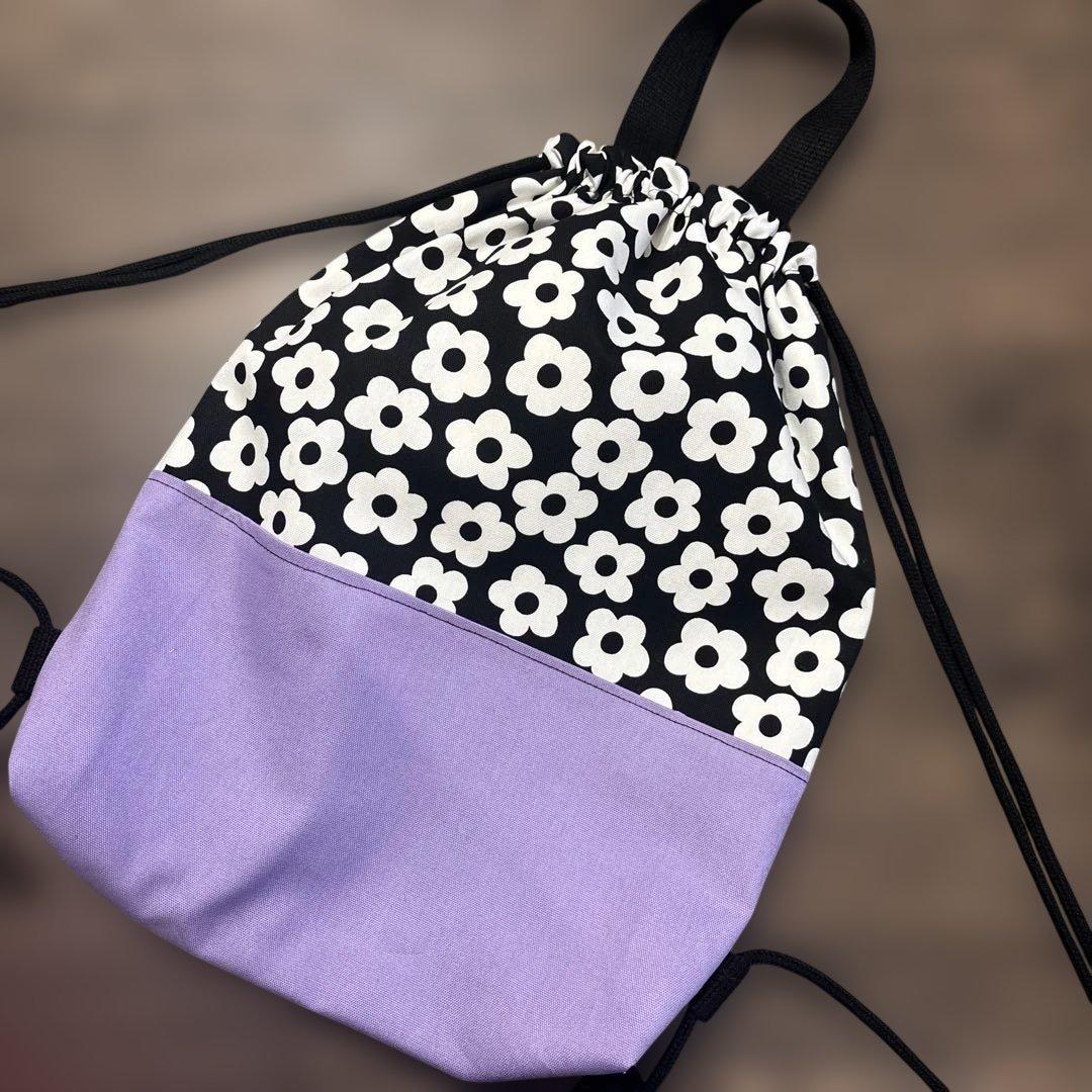 NAT08ページ 体操着入れ 花柄 ハンドメイド