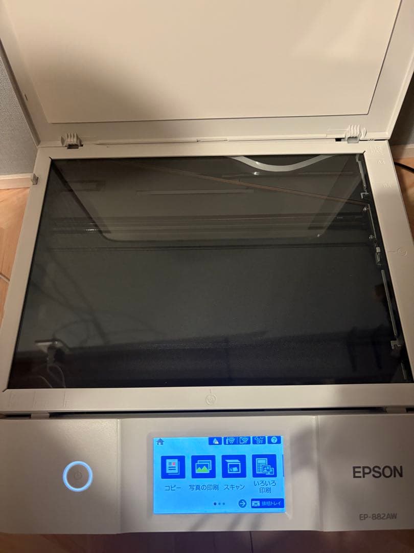 ジャンク品 EPSON EP-882AW インクジェットお 未使用インクつき