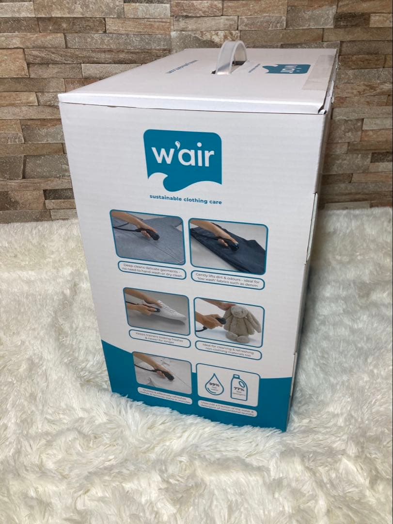 新品　未使用　ハンディ洗濯機　w'air ハンディクリーナー　定価38000円