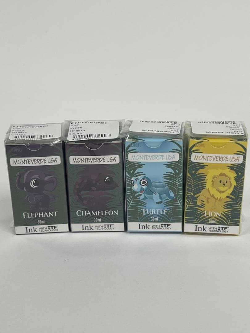 筆記具⑥ モンテベルデ 「ジャングル」コレクション 30ml 10色セット