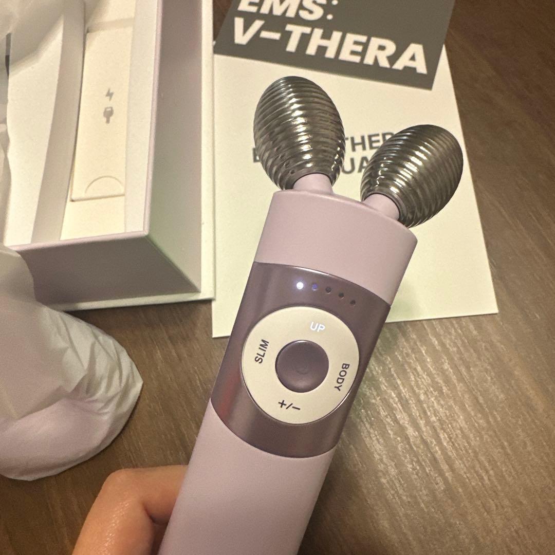 EMS V-THERA 美顔器 パープル　【mommy care】